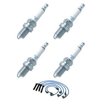 NGK® - Spark Plug Wire and Spark Plug Kit