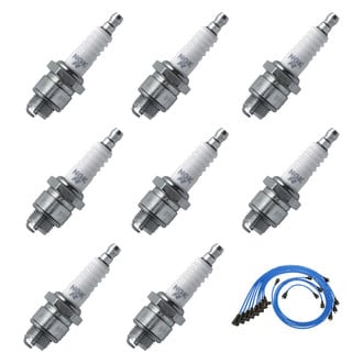NGK® - Spark Plug Wire and Spark Plug Kit