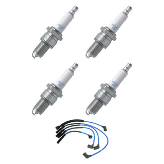 NGK® - Spark Plug Wire and Spark Plug Kit