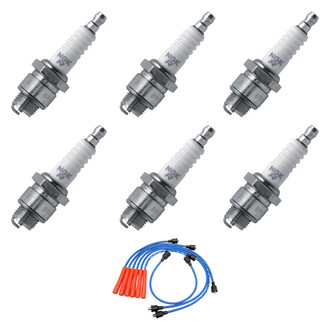 NGK® - Spark Plug Wire and Spark Plug Kit