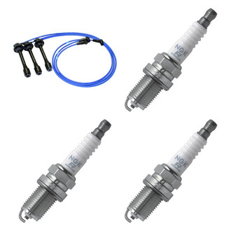 NGK® - Spark Plug Wire and Spark Plug Kit