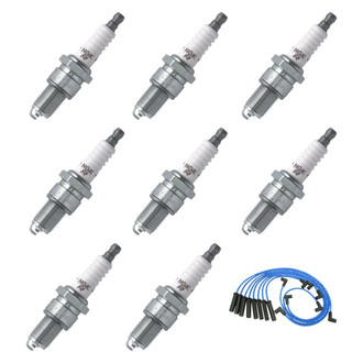 NGK® - Spark Plug Wire and Spark Plug Kit