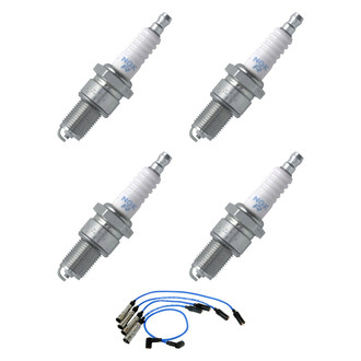 NGK® - Spark Plug Wire and Spark Plug Kit