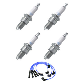NGK® - Spark Plug Wire and Spark Plug Kit