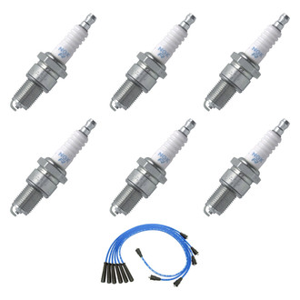 NGK® - Spark Plug Wire and Spark Plug Kit