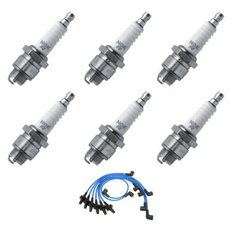 NGK® - Spark Plug Wire and Spark Plug Kit