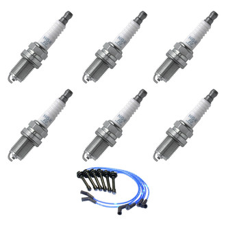 NGK® - Spark Plug Wire and Spark Plug Kit