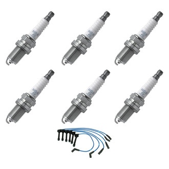 NGK® - Spark Plug Wire and Spark Plug Kit