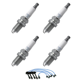 NGK® - Spark Plug Wire and Spark Plug Kit