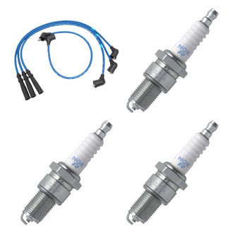 NGK® - Spark Plug Wire and Spark Plug Kit