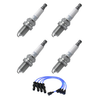 NGK® - Spark Plug Wire and Spark Plug Kit