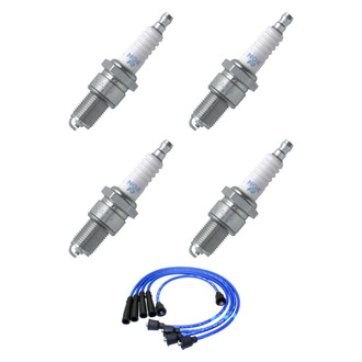 NGK® - Spark Plug Wire and Spark Plug Kit