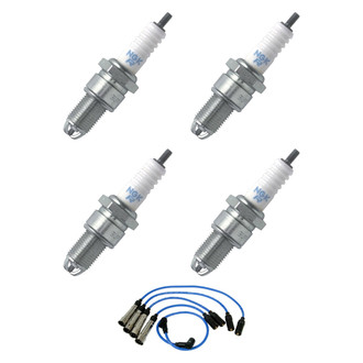 NGK® - Spark Plug Wire and Spark Plug Kit