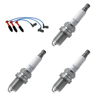 NGK® - Spark Plug Wire and Spark Plug Kit