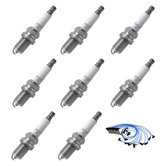 NGK® - Spark Plug Wire and Spark Plug Kit