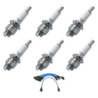 NGK® - Spark Plug Wire and Spark Plug Kit