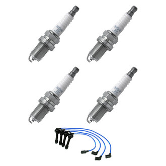 NGK® - Spark Plug Wire and Spark Plug Kit