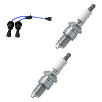 NGK® - Spark Plug Wire and Spark Plug Kit