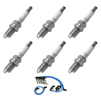 NGK® - Spark Plug Wire and Spark Plug Kit