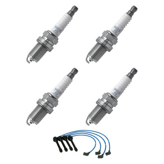 NGK® - Spark Plug Wire and Spark Plug Kit