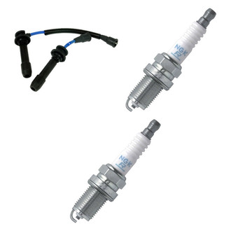 NGK® - Spark Plug Wire and Spark Plug Kit