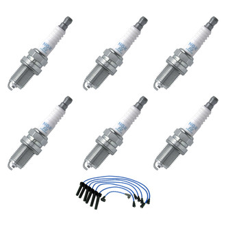 NGK® - Spark Plug Wire and Spark Plug Kit