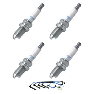 NGK® - Spark Plug Wire and Spark Plug Kit