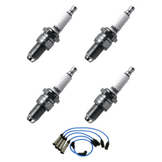 NGK® - Spark Plug Wire and Spark Plug Kit