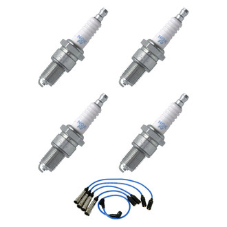 NGK® - Spark Plug Wire and Spark Plug Kit