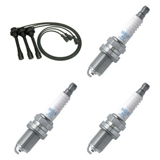 NGK® - Spark Plug Wire and Spark Plug Kit