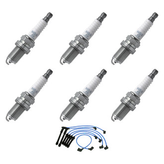 NGK® - Spark Plug Wire and Spark Plug Kit