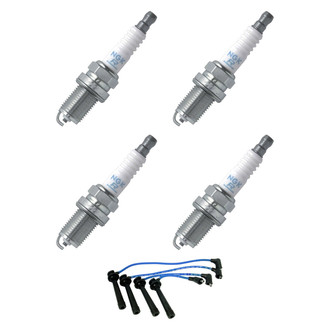 NGK® - Spark Plug Wire and Spark Plug Kit