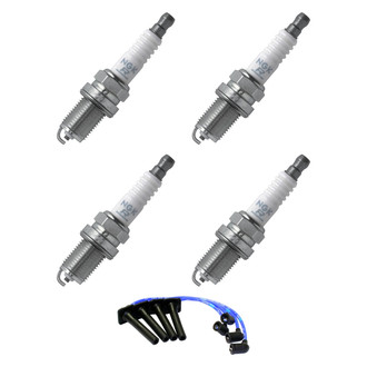 NGK® - Spark Plug Wire and Spark Plug Kit