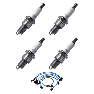 NGK® - Spark Plug Wire and Spark Plug Kit