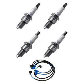 NGK® BNDL-0843-10000506 - Spark Plug Wire and Spark Plug Kit