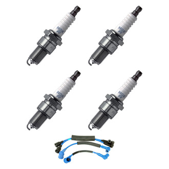 NGK® BNDL-0843-10000508 - Spark Plug Wire and Spark Plug Kit