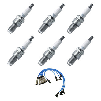 NGK® - Spark Plug Wire and Spark Plug Kit