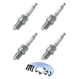 NGK® - Spark Plug Wire and Spark Plug Kit
