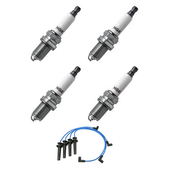 NGK® - Spark Plug Wire and Spark Plug Kit