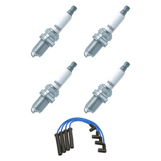 NGK® - Spark Plug Wire and Spark Plug Kit
