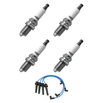 NGK® - Spark Plug Wire and Spark Plug Kit