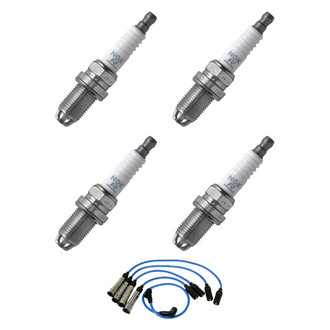 NGK® - Spark Plug Wire and Spark Plug Kit