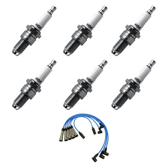 NGK® - Spark Plug Wire and Spark Plug Kit