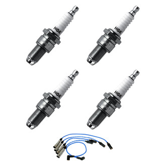 NGK® - Spark Plug Wire and Spark Plug Kit