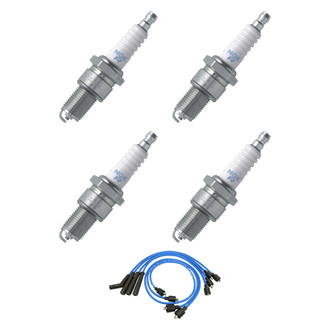 NGK® - Spark Plug Wire and Spark Plug Kit