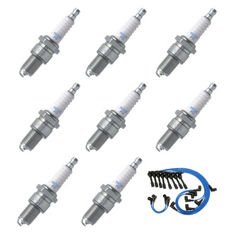 NGK® - Spark Plug Wire and Spark Plug Kit