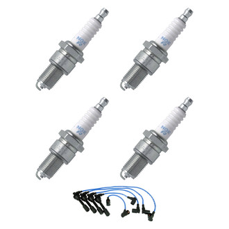 NGK® - Spark Plug Wire and Spark Plug Kit