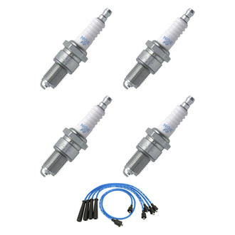 NGK® - Spark Plug Wire and Spark Plug Kit