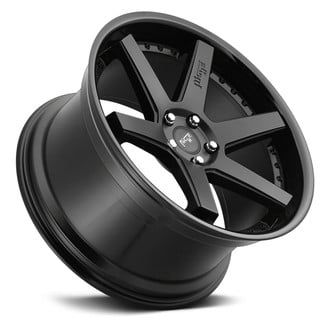 ALTAIR Matte Black with Gloss Black Lip 