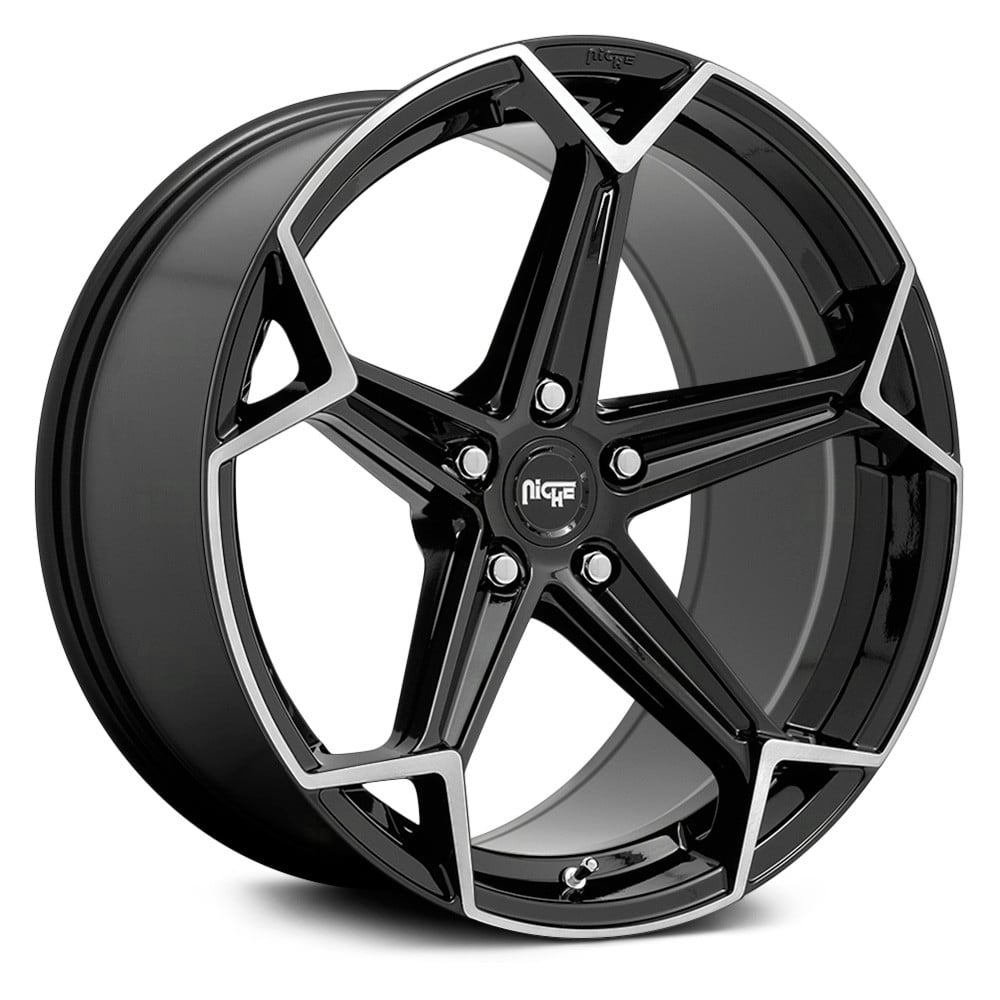 NICHE® M259 ARROW Wheels - Gloss Black with Brushed Face Rims